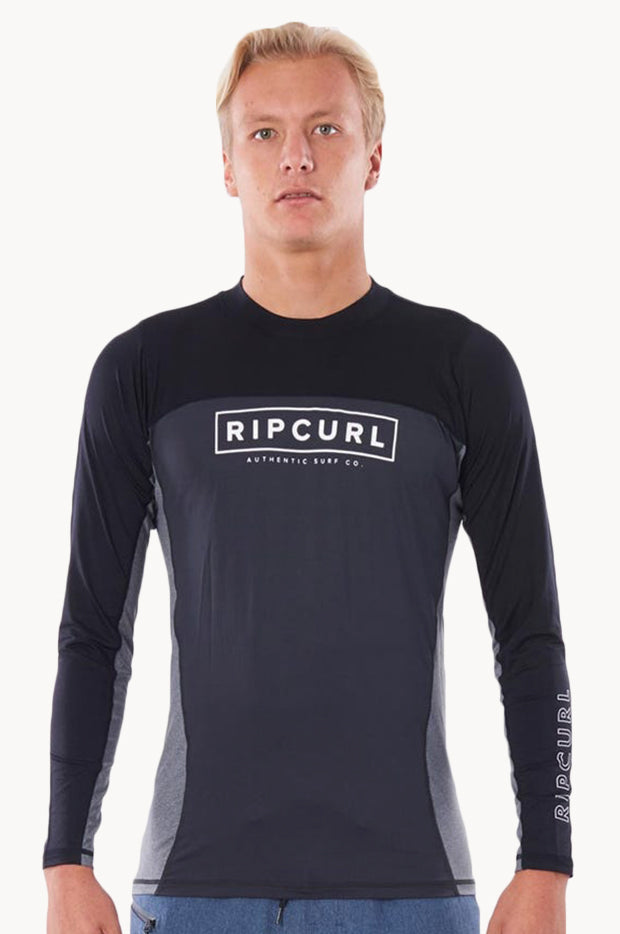 RIP CURL Mens Drive Relaxed Long Sleeve Suntop