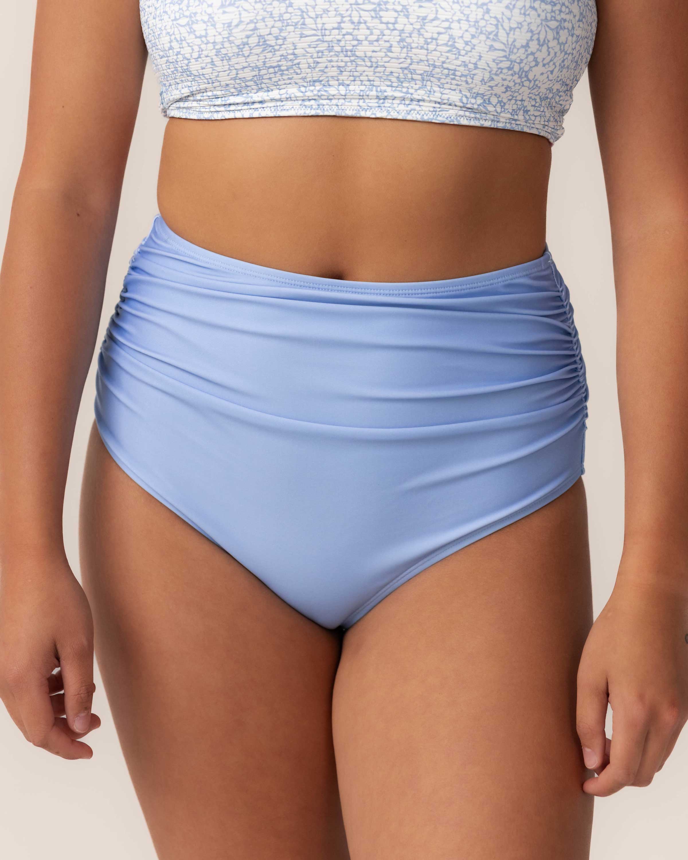 NANI SWIMWEAR Celeste Ruched High Rise Bottom