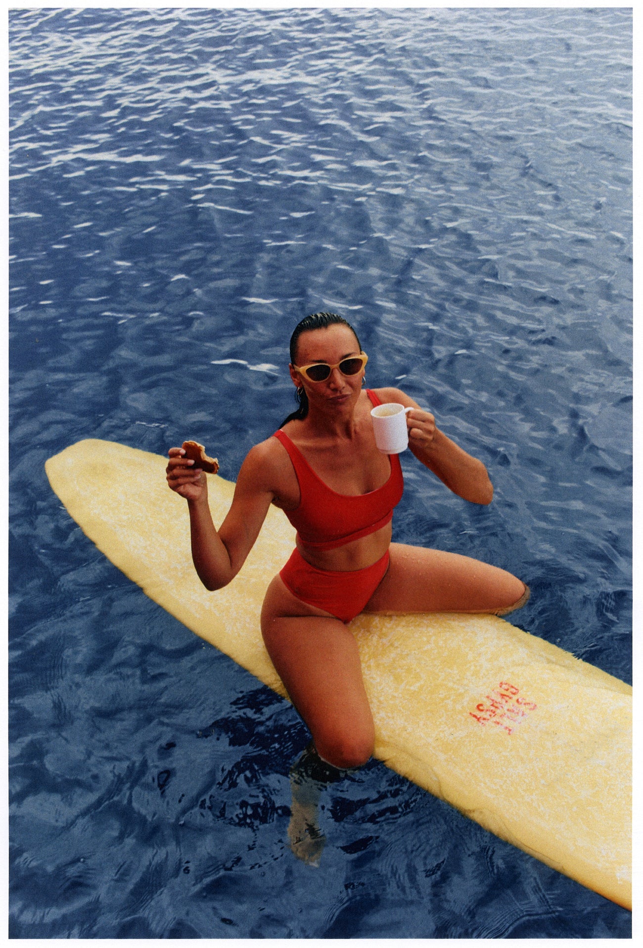 SALT GYPSY Punchy Surf Bikini Top   Red