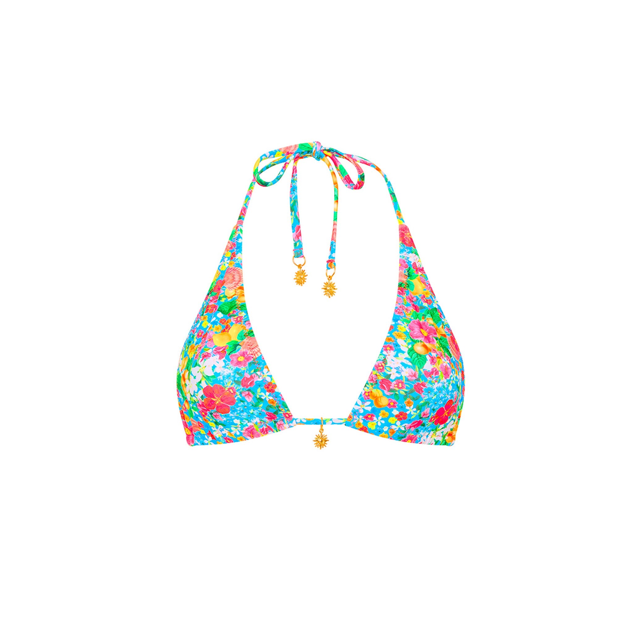 KULANI KINIS Classic Tie Halter Bikini Top   Mermaid Garden