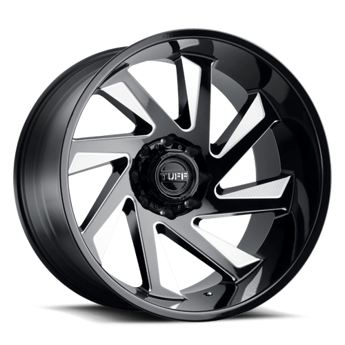Tuff TUT1B 26X14 8X6.5 G BLK MILL  72MM Wheels