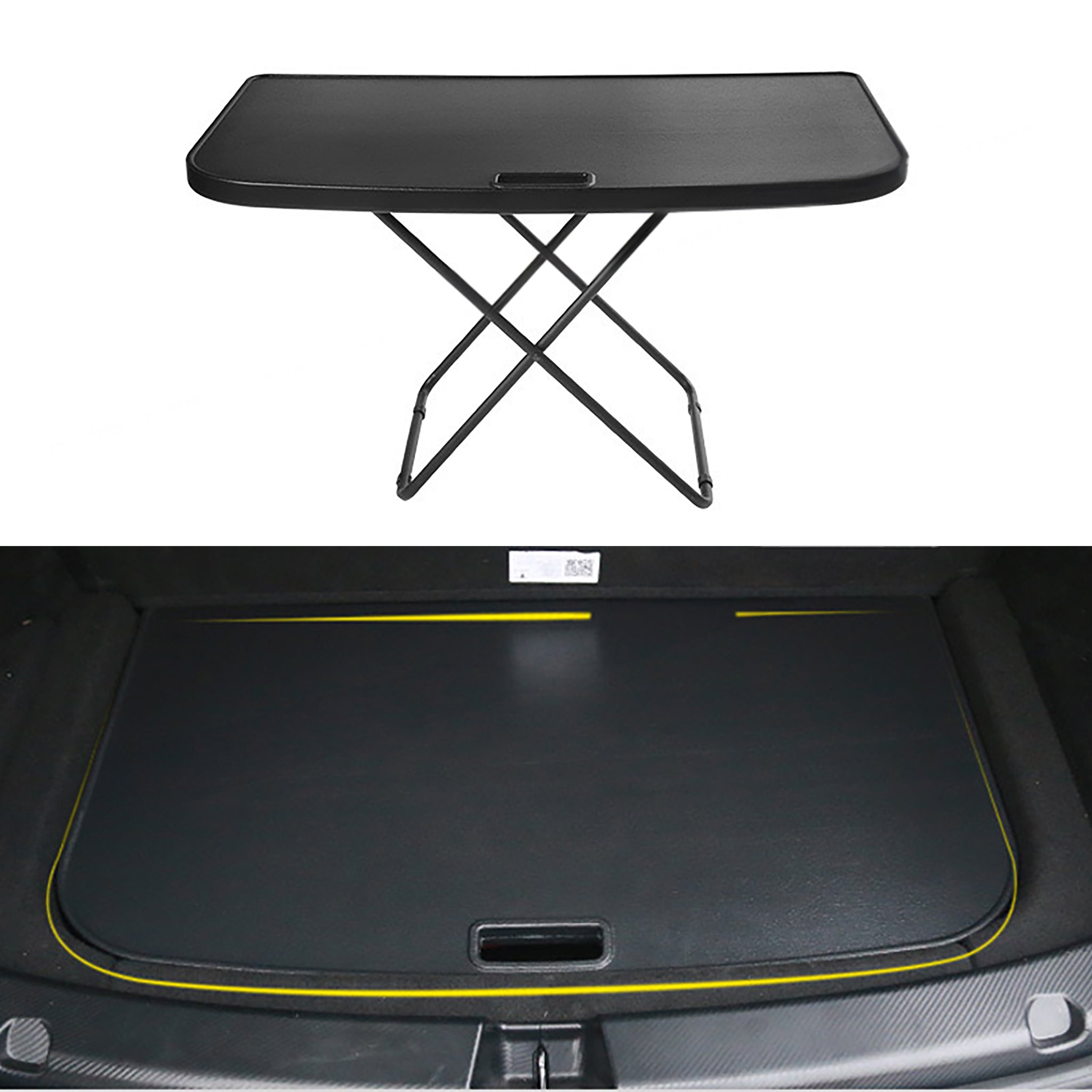 YESLAK Sub Trunk Portable Camping Table for 2025+ Tesla Model Y Juniper – Foldable, Space Saving Table for Tesla Camping & Travel