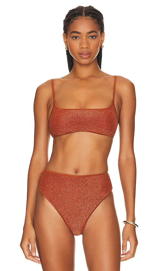 Tularosa Juno Top in Metallic Copper