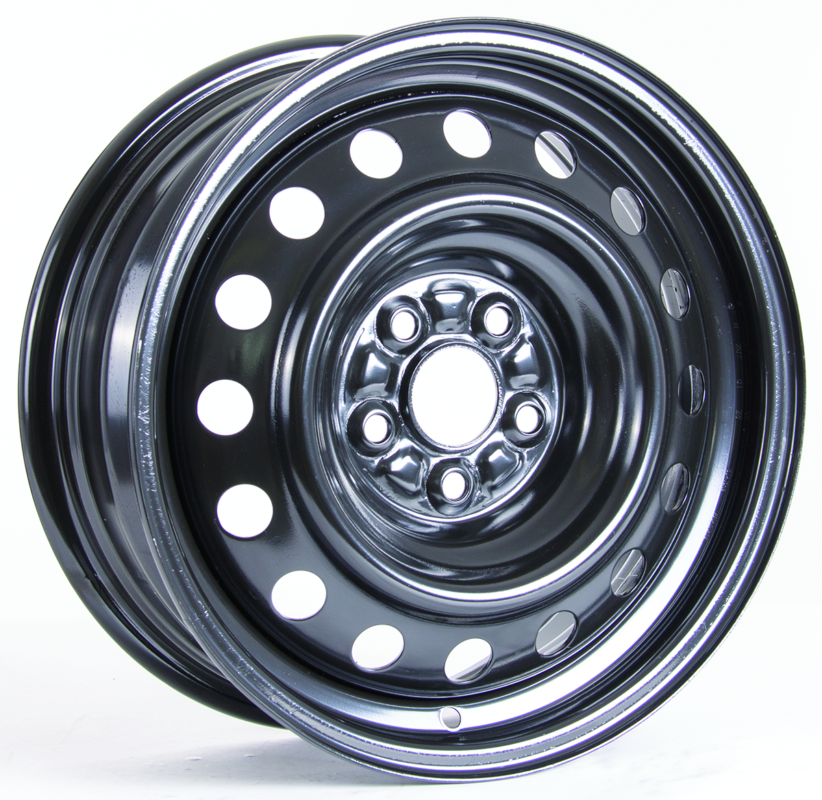 RTXWHEELS 15x6 RTX  Steel Wheels  x45921    Black , with 5x100 Bolt Pattern 40 Offset 54.1 HubBore