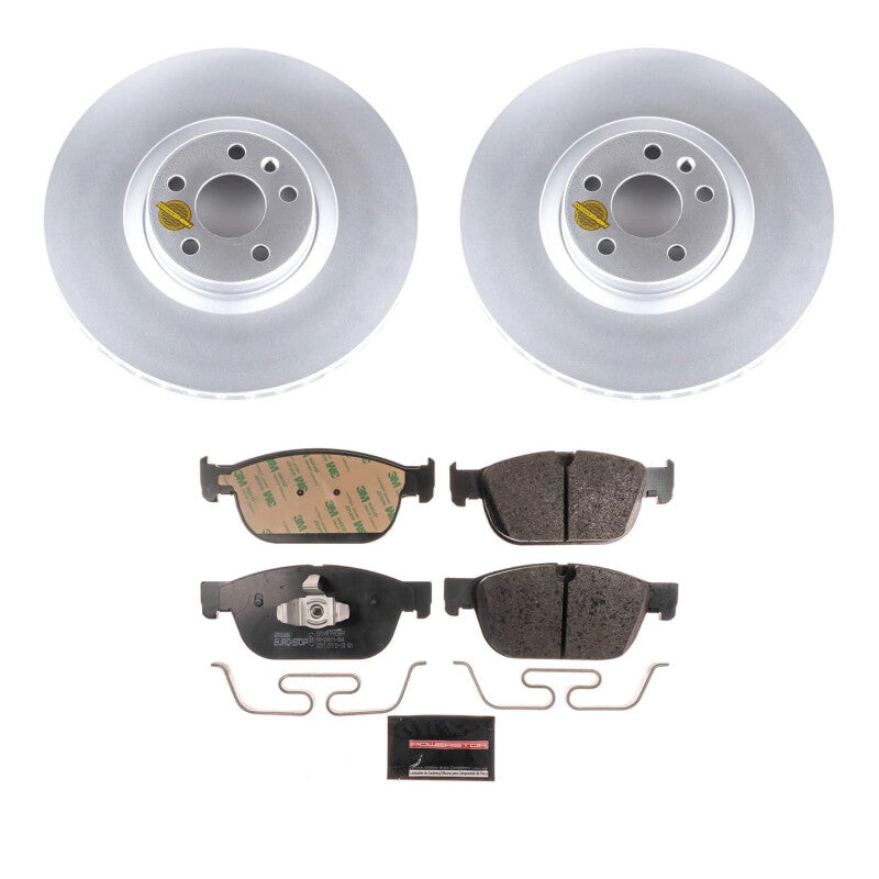 POWERSTOP Power Stop 19 22 Volvo S60 Front Eurostop Brake Kit