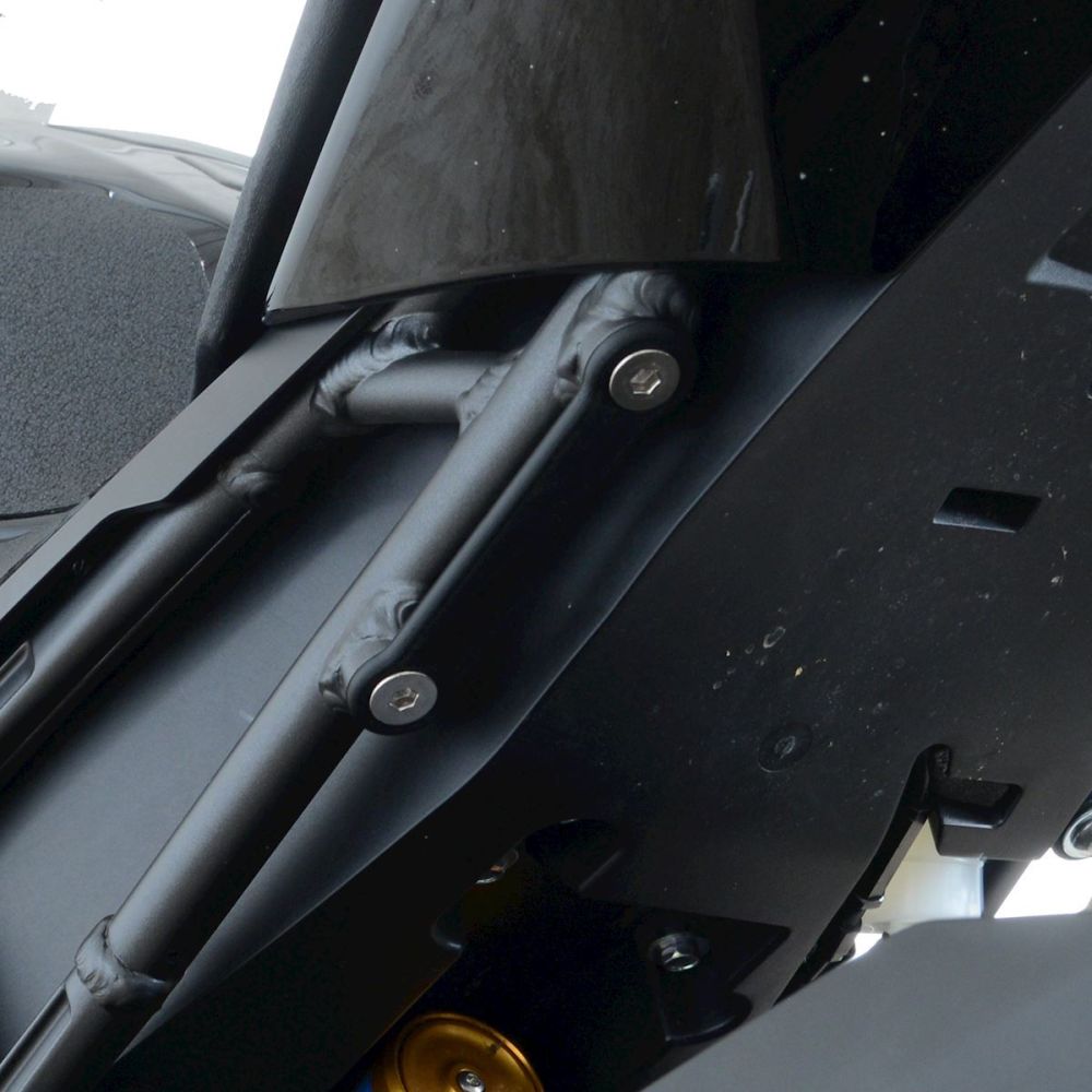 R&G Racing Black Footrest Delete Blanking Plates For 2021 2023 Honda CBR1000RR R Fireblade SP CBR10SPM