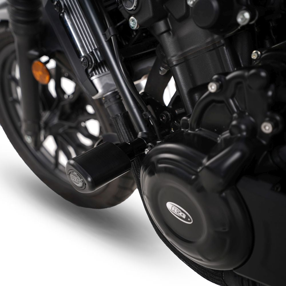 R&G Racing Black Aero Style Crash Protection Bobbins For 2023 2024 Honda CL500