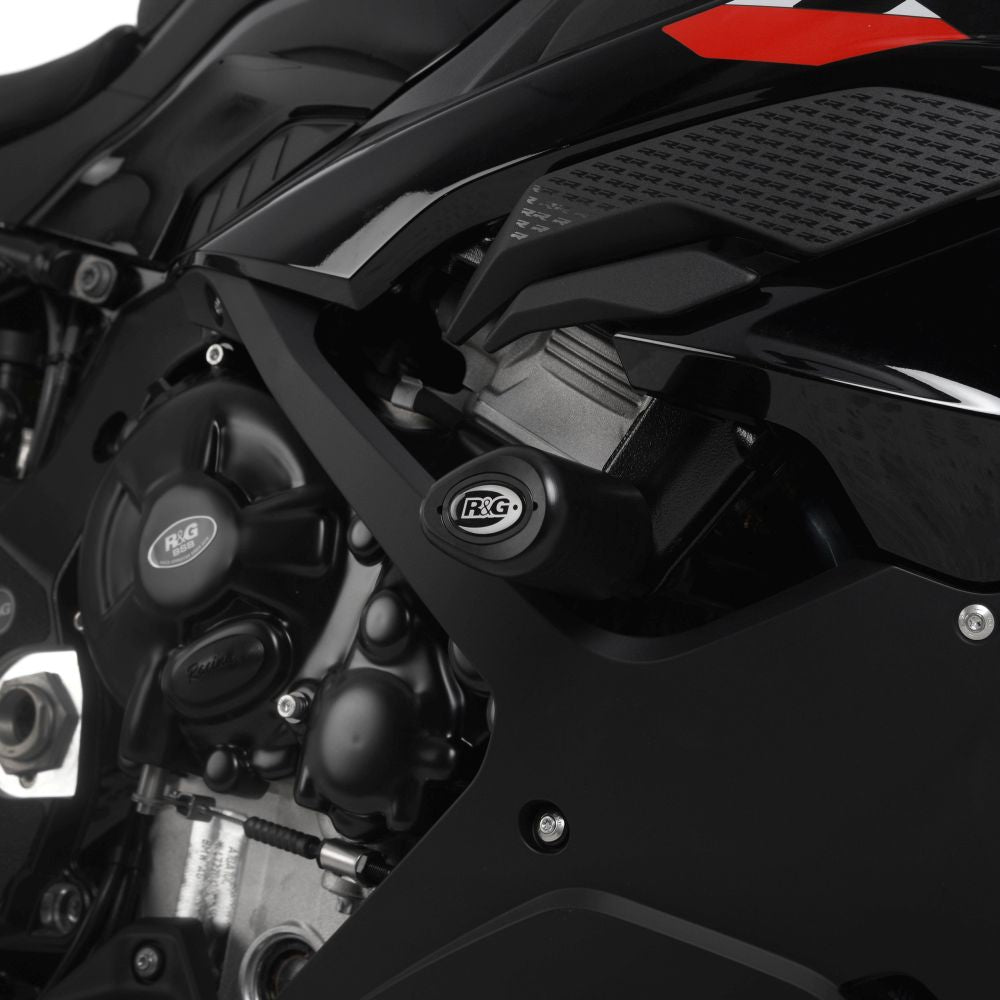 R&G Racing Black Aero Style Crash Protection Bobbins For 2023 2024 BMW S1000RR