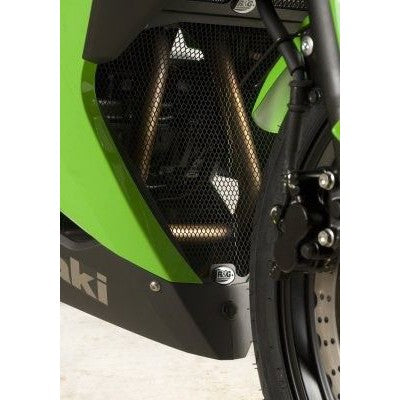 R&G Racing Black Downpipe Grill For 2013 2017 Kawasaki Ninja 250