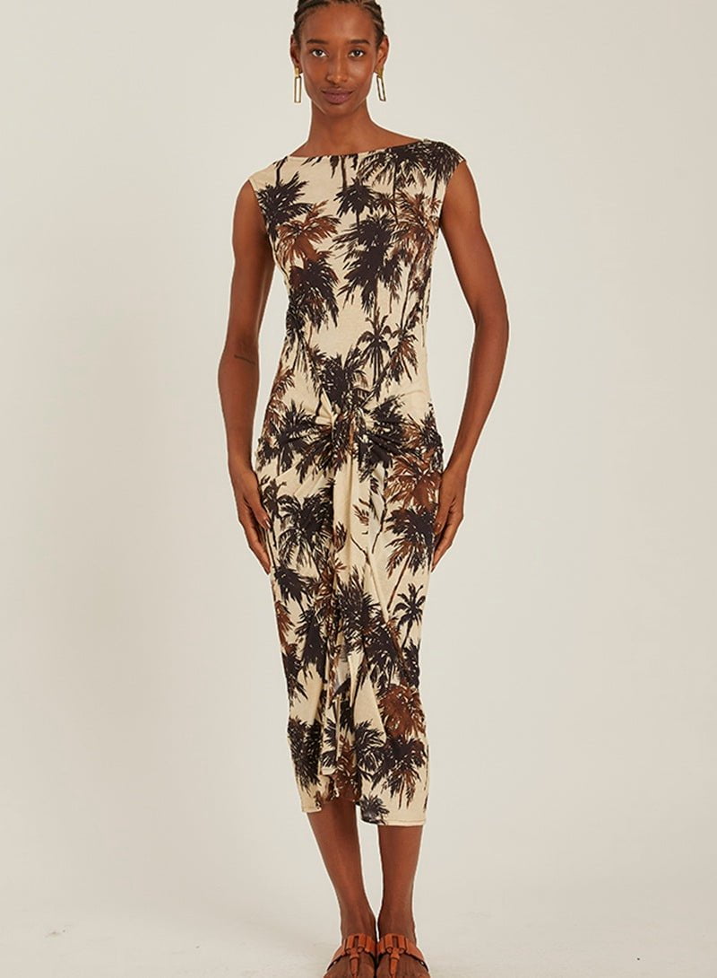 LENNY NIEMEYER Crew Neck Dress Corumbau