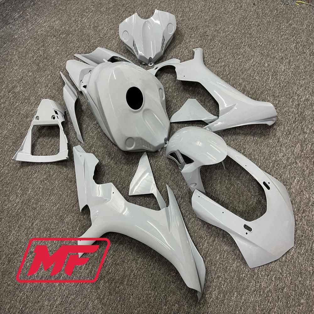 Monster Fairings Full Kit Yamaha R1 15 19 Nardo Grey + Windshield + Gas Tank Cover