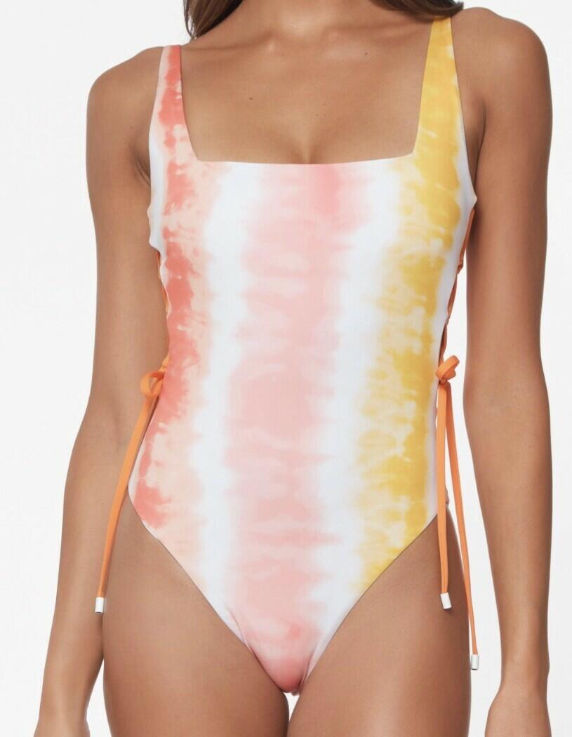 NWT SANCTUARY Desert Dreamer Square Neck One Piece Swimsuit Size XL