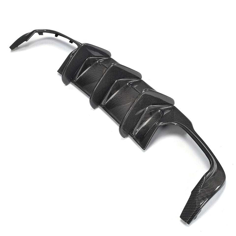 WEST COAST EUROS Big Fin Carbon Fiber Rear Diffuser   W204 C63 AMG / W204 C Class