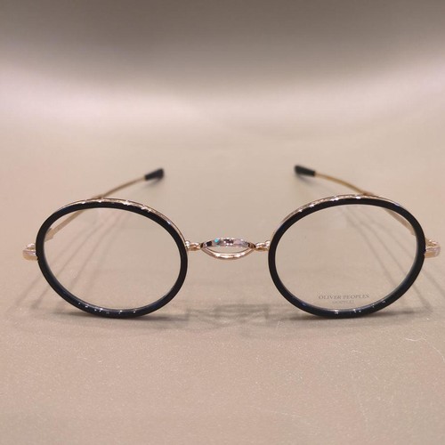 OLIVER PEOPLES CARDWELL 362/P Antique gold/bl 44□26 143 Glasses w/Case