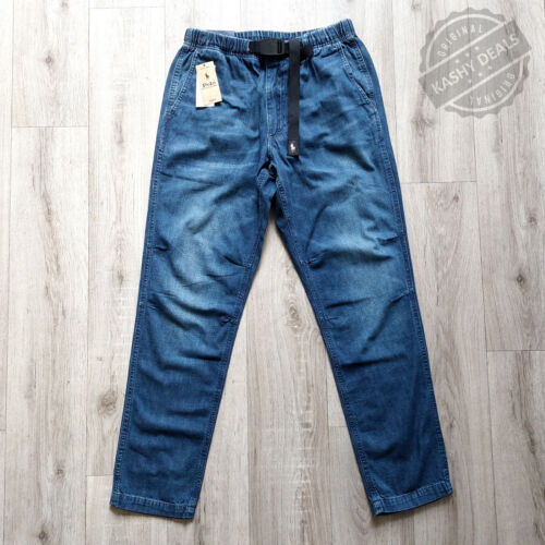 Ralph Lauren Polo Relaxed Fit Hiking Inspired Trailster Jeans   Medium   Blue