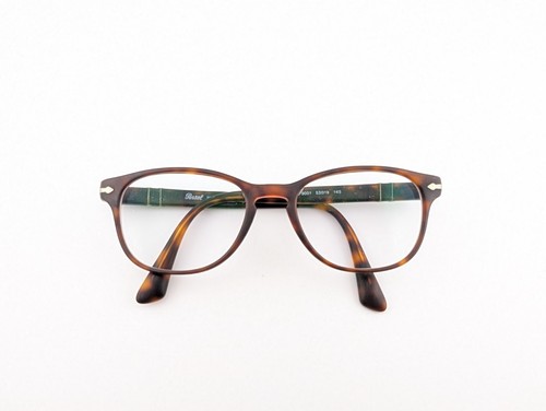 Persol Eyeglasses Frames Only, 3085 V 9001, 53 19 145, Brown, Made in Italy