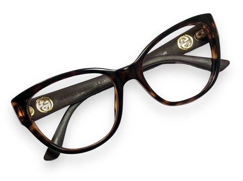 GUCCI GG3789 LWF Women Eyeglasses Brown Tortoise 53 17 Authentic Made In Italy