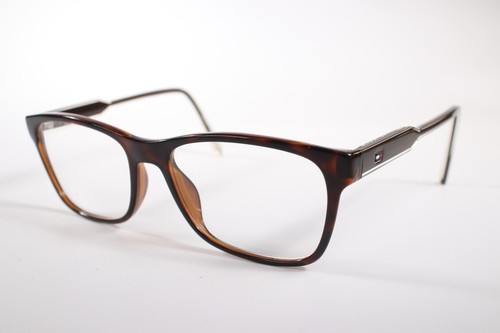 Tommy Hilfiger Eyeglasses TH 89 Unisex Brown Full Rim Plastic Glasses Frames