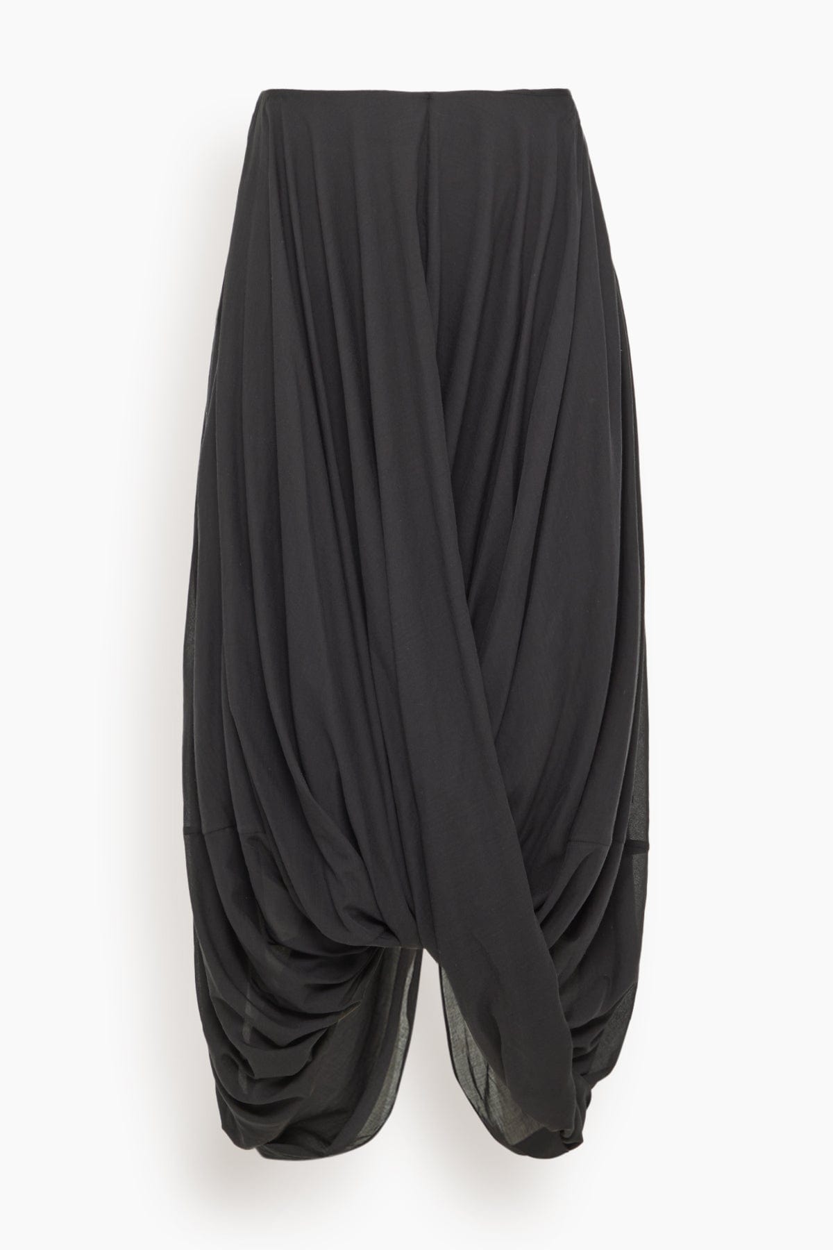 TOTEME Cocoon Skirt in Black
