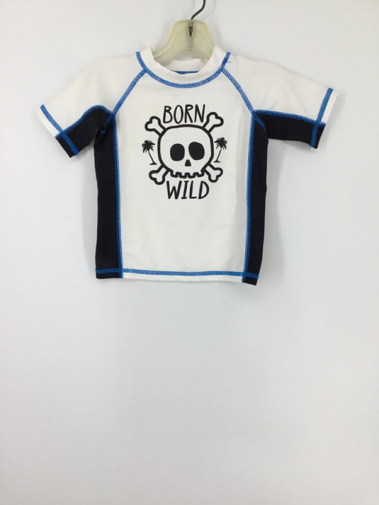 Koala Kik Child Size 6 9 Months White screen printed Swimwear   boys