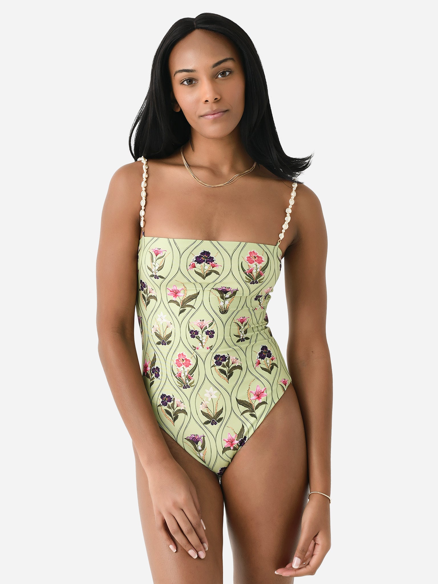 Agua By Agua Bendita Women's Durazno Pacifico One Piece Swimsuit