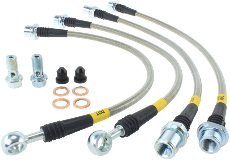 StopTech Toyota 08 10 Land Cruiser/07 11 Tundra Rear Stainless Steel Brake Line Kit