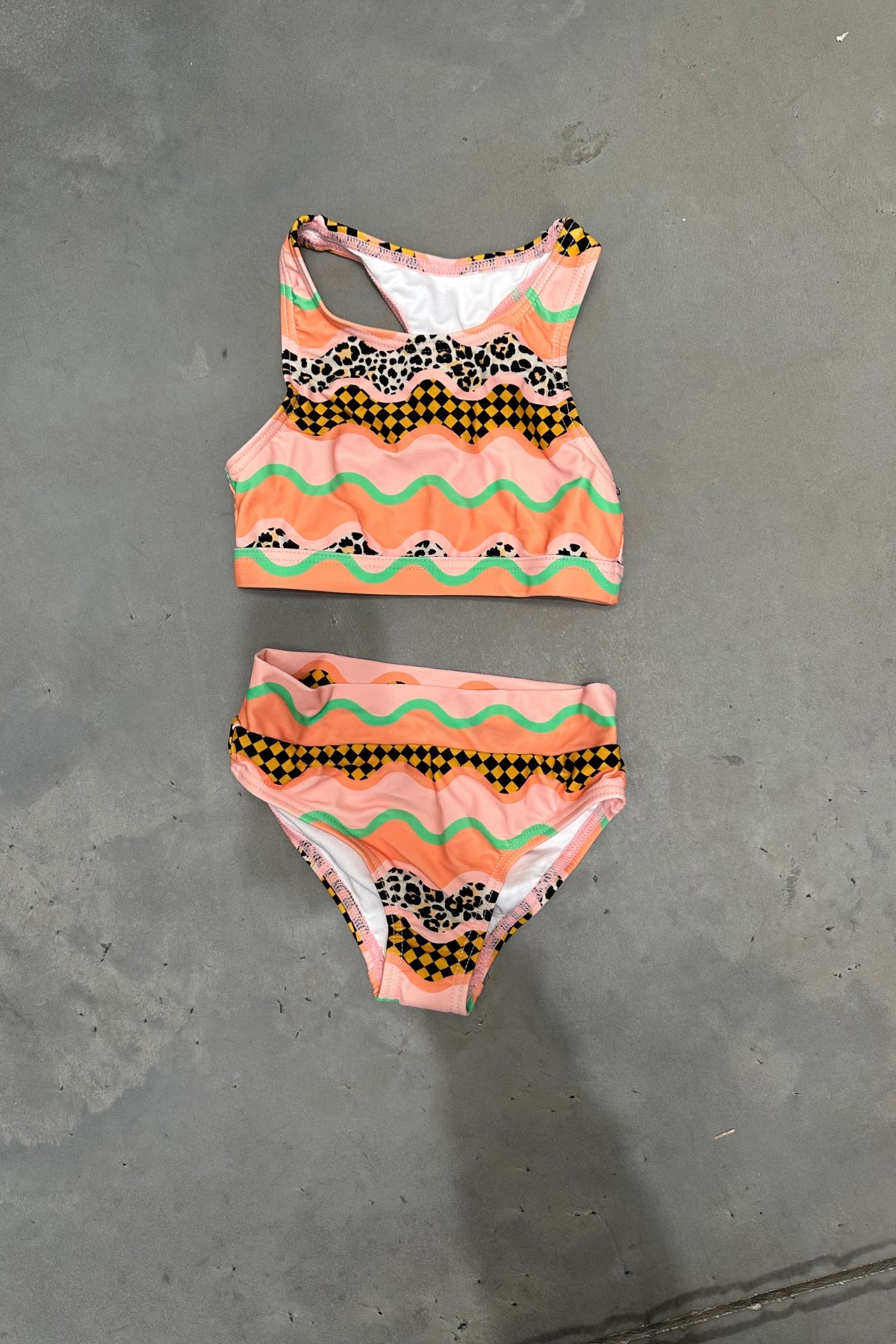 INFAMOUS MINI SWIM Mini Gia Bikini Set   Bubblegum Ripple