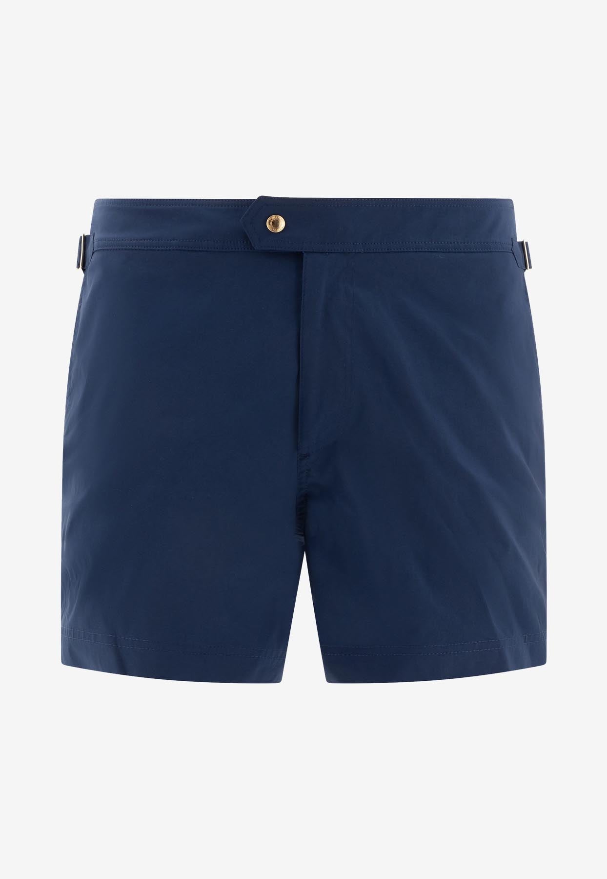TOM FORD Logo Patch Swim Shorts