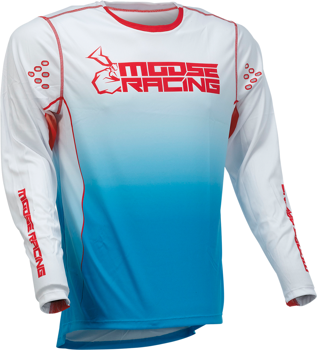 MOOSE RACING Agroid Jersey   Red/White/Blue   2XL   Part Number 2910 6992