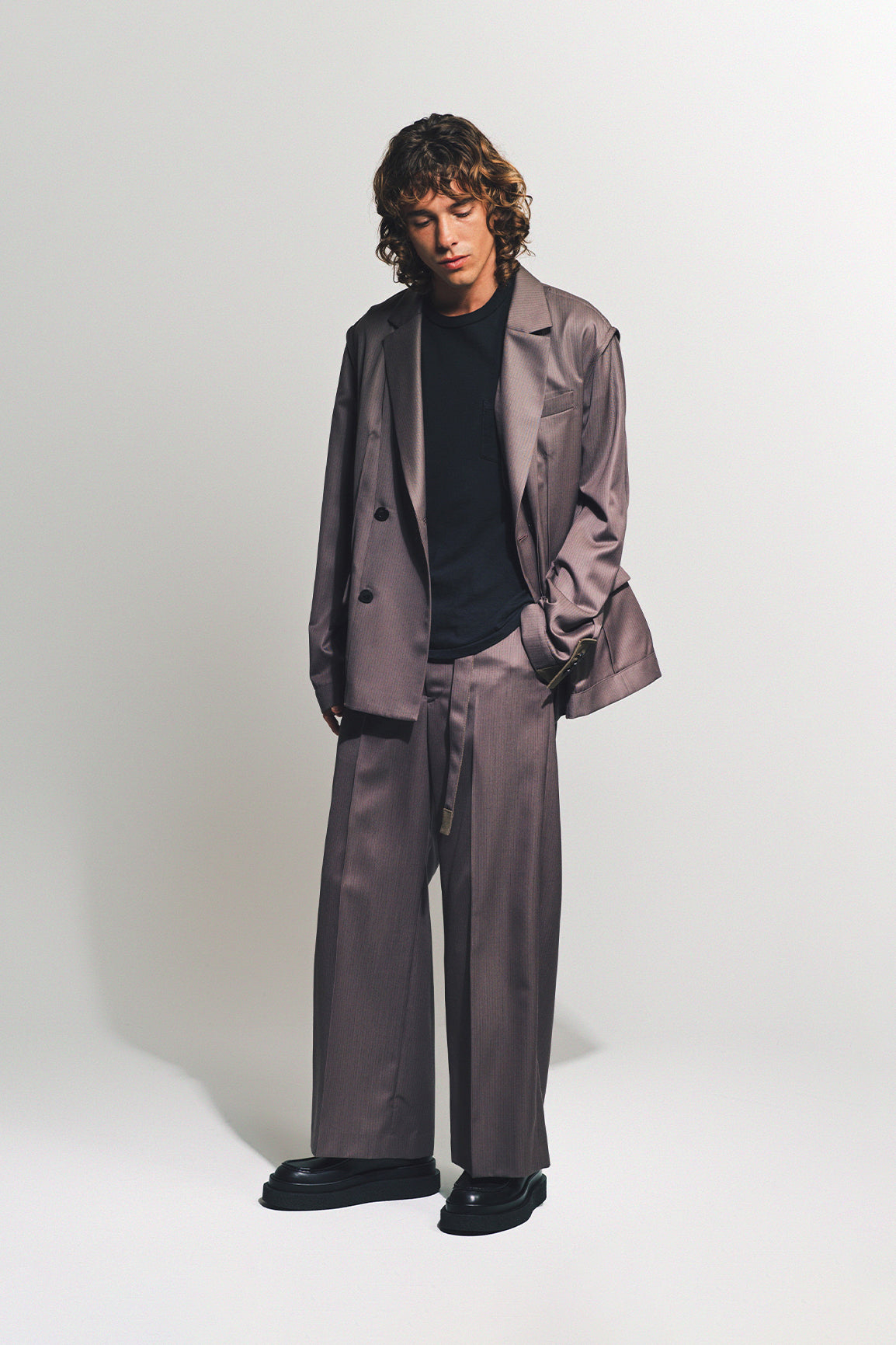 SACAI   DOESKIN JACKET