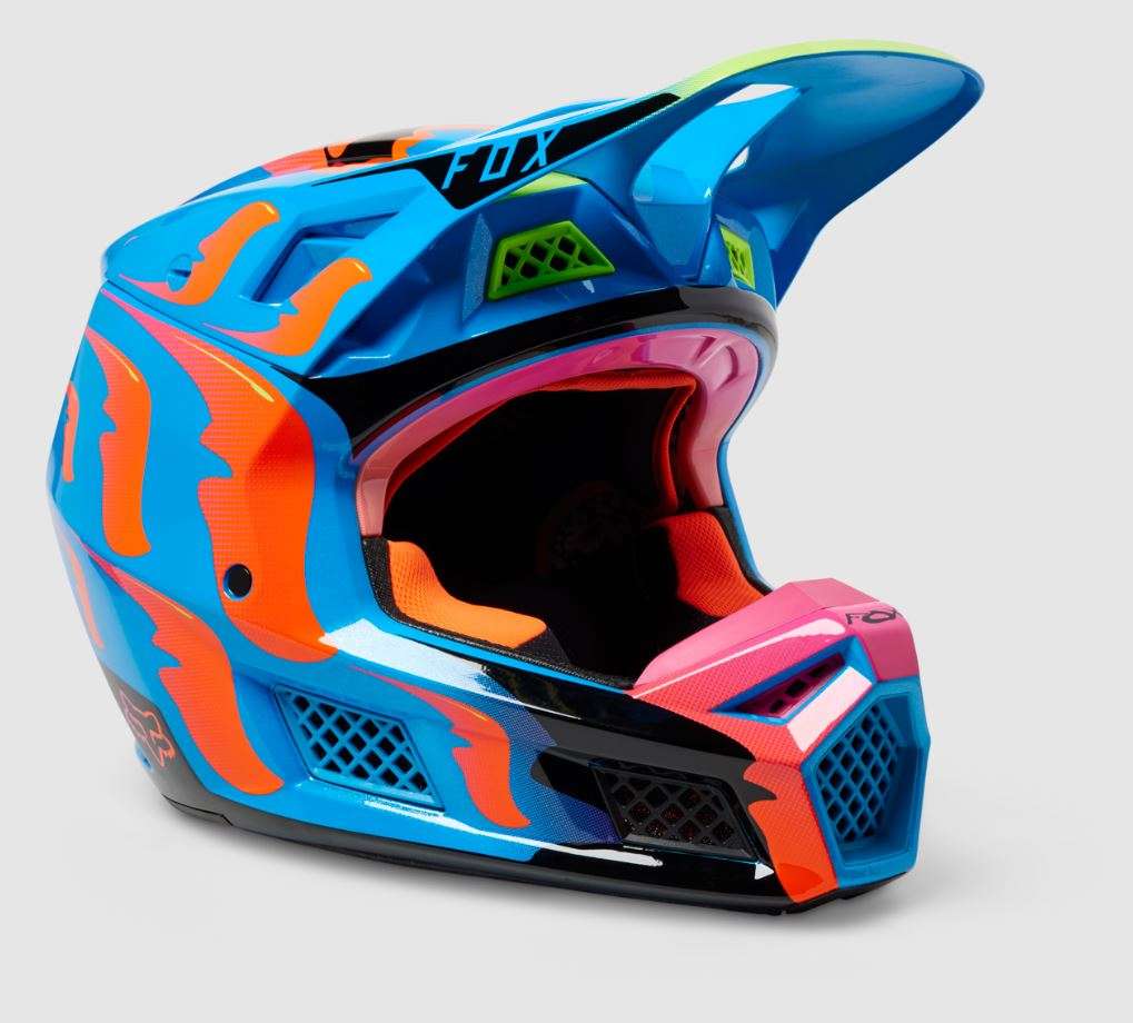 Fox Racing V3 RS Eyeris Helmet (Closeout)