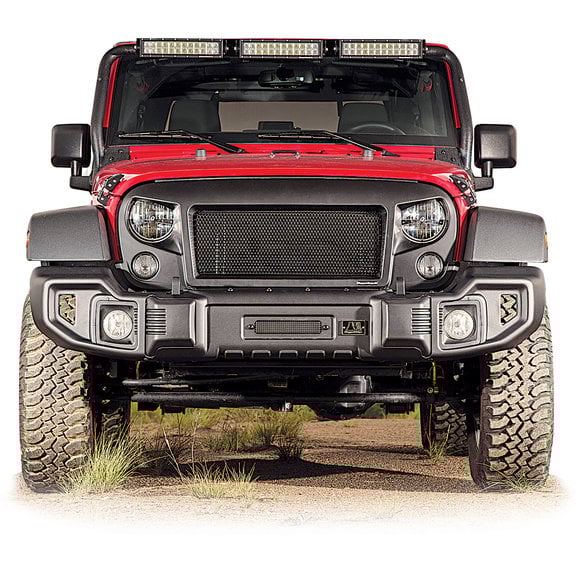 Rugged Ridge 11544.01 Spartacus Front Bumper for 07 18 Jeep Wrangler JK