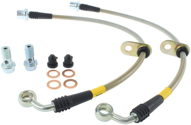 StopTech Stainless Steel Front Brake Lines 98 07 Toyota Land Cruiser