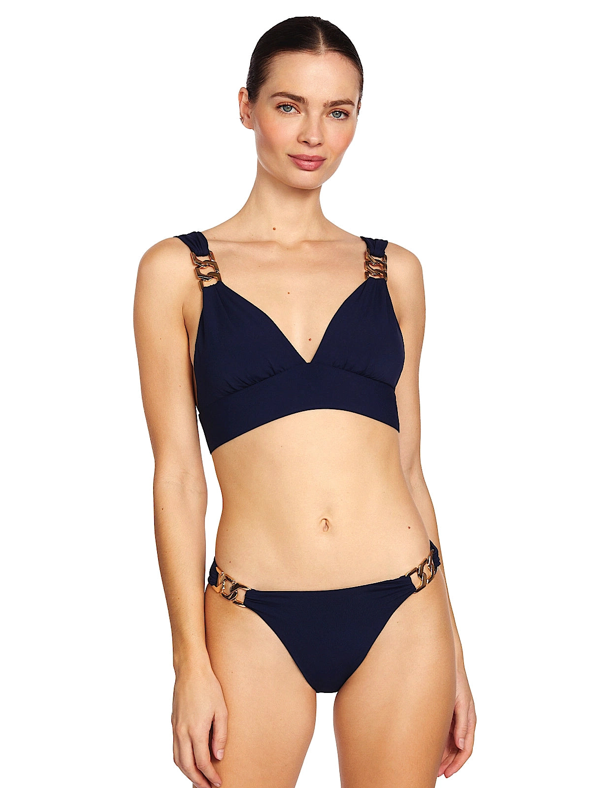 ROBIN PICCONE Jane V Plunge Jane Chain Bikini