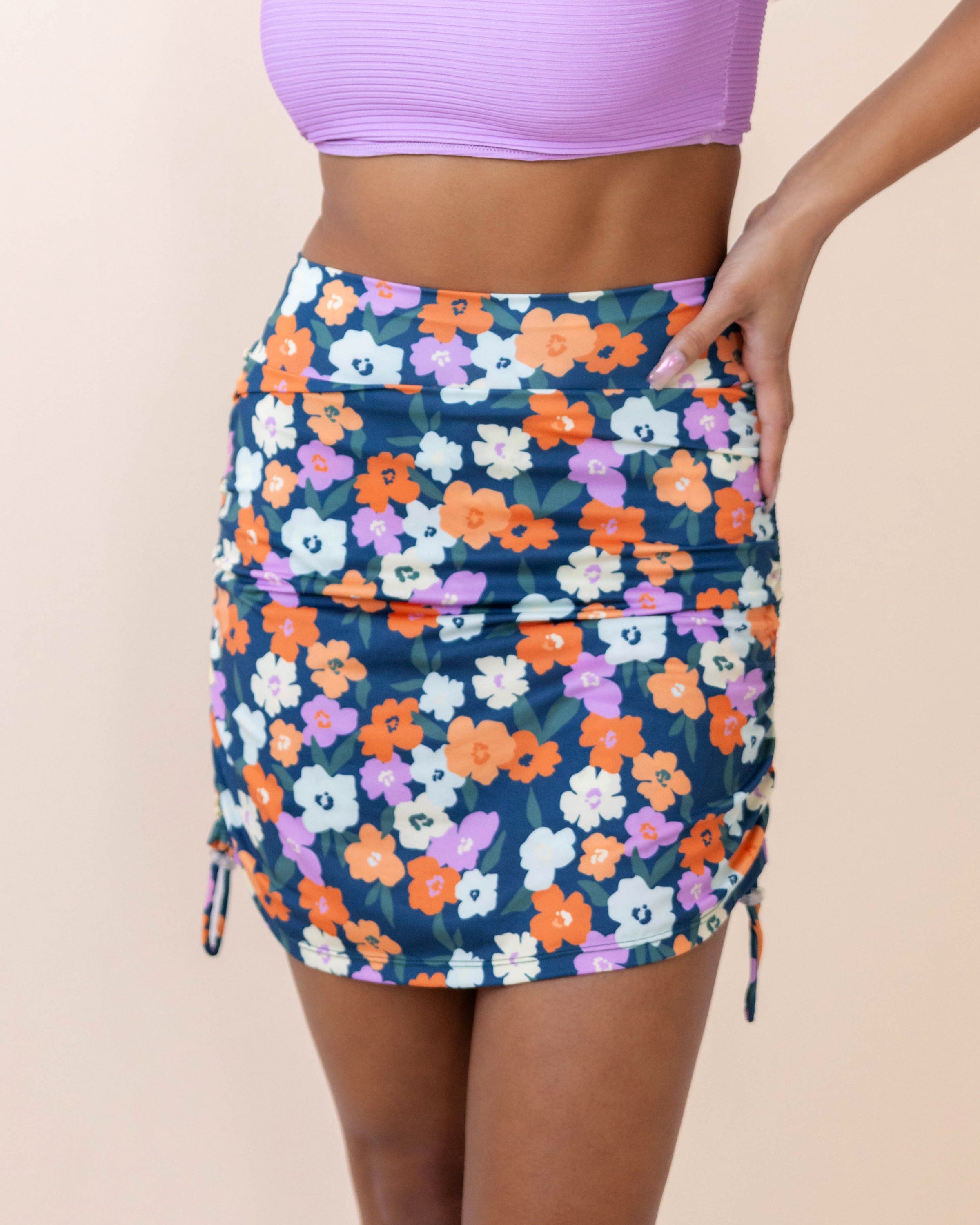 NANI WHOLESALE Brookside Ruched Swim Skirt