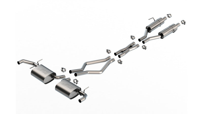 Borla 22 24 Jeep Grand Cherokee Overland Summit V6 2WD & 4WD S TYPE Cat Back Exhaust