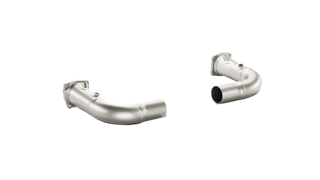 AKRAPOVIC L PO991T/2 Link Pipe Set w/o Cat (Titanium) PORSCHE 911 Turbo/Turbo S (991) 2014 2015 W/O Approval