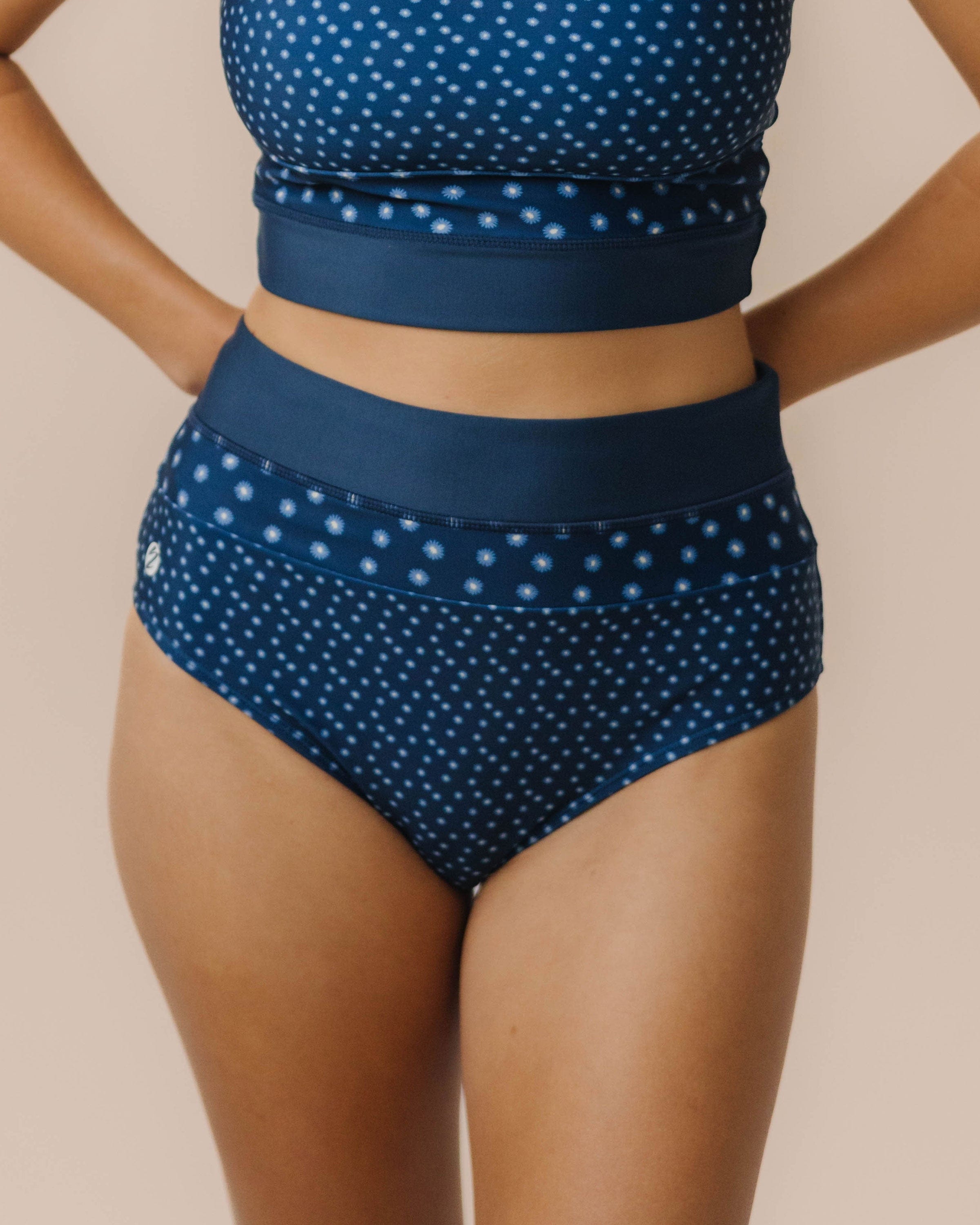 NANI WHOLESALE Coastal Daisy Colorblock Bottom