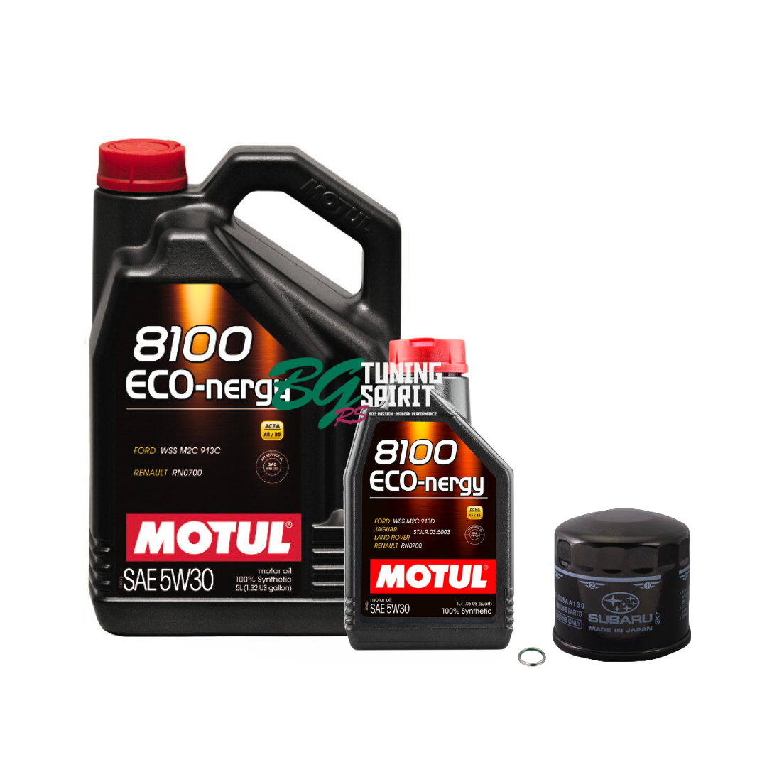 MOTUL 8100 ECO nergy 5W30 FA20/FA24 Oil Maintenance Kit 2013+ FRS/BRZ/86 2022+ BRZ/GR86
