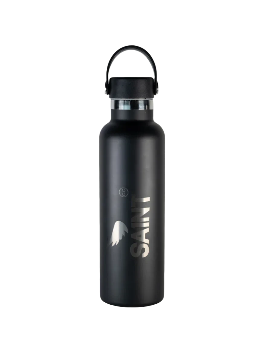 SA1NT CC SAINT STAINLESS STEEL BOTTLE 750ML   BLACK/SILVER/MINT