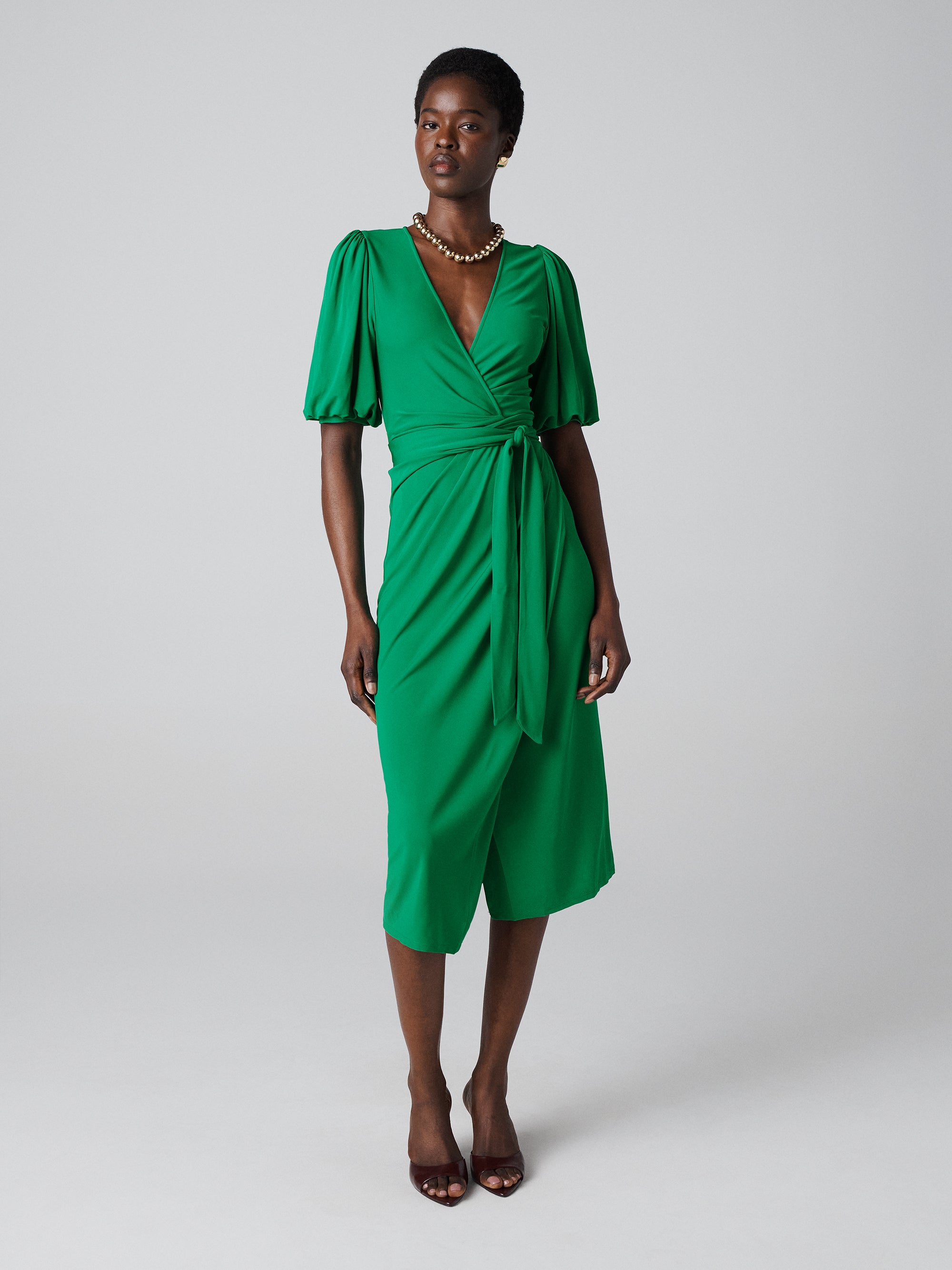 DIANE VON FURSTENBERG Paisley Wrap Dress