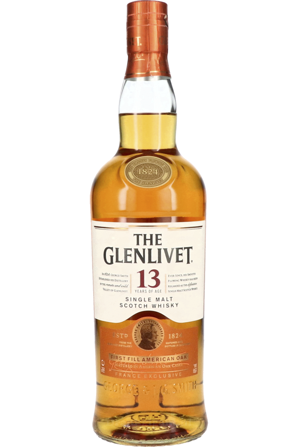 THE GLENLIVET DISTILLERY Glenlivet First Fill American Oak 13 Anos