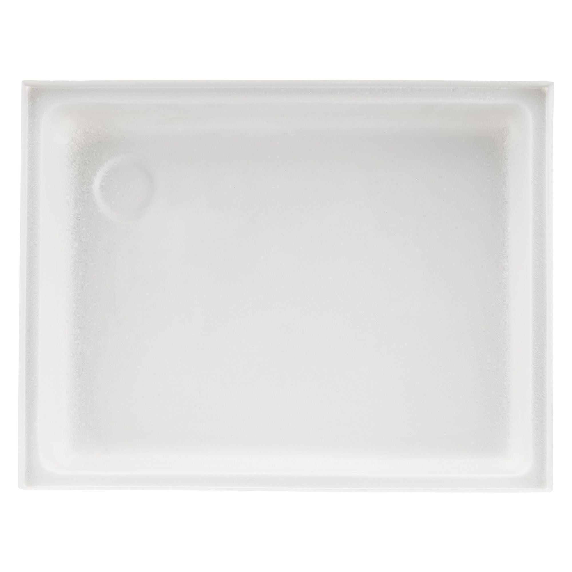  B TOUGH GRADE /B  RV Shower Pan 18" x 23" x 4" Left Drain   White
