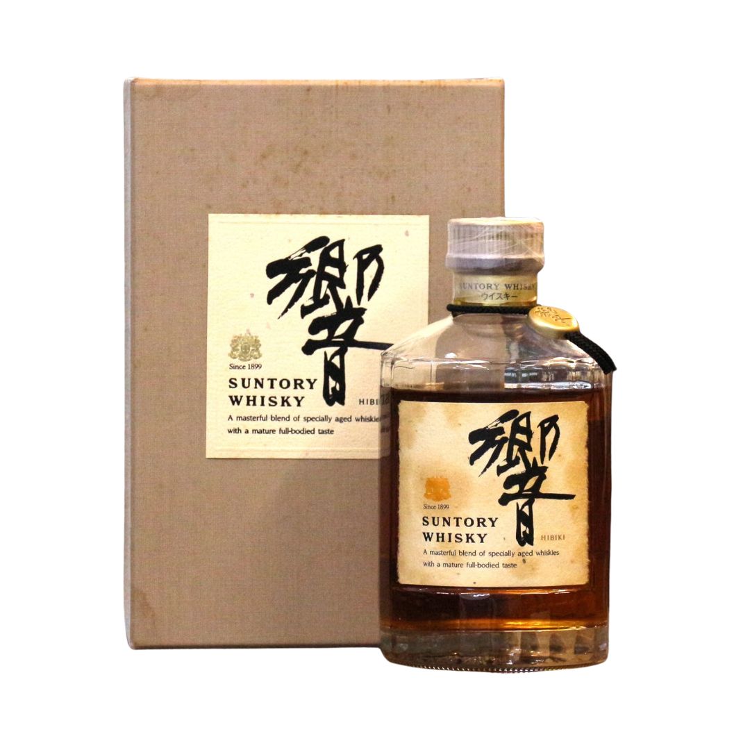 SUNTORY Hibiki Early 1990s Gold Cap Old Bottling Japanese Blended Whisky 750ml