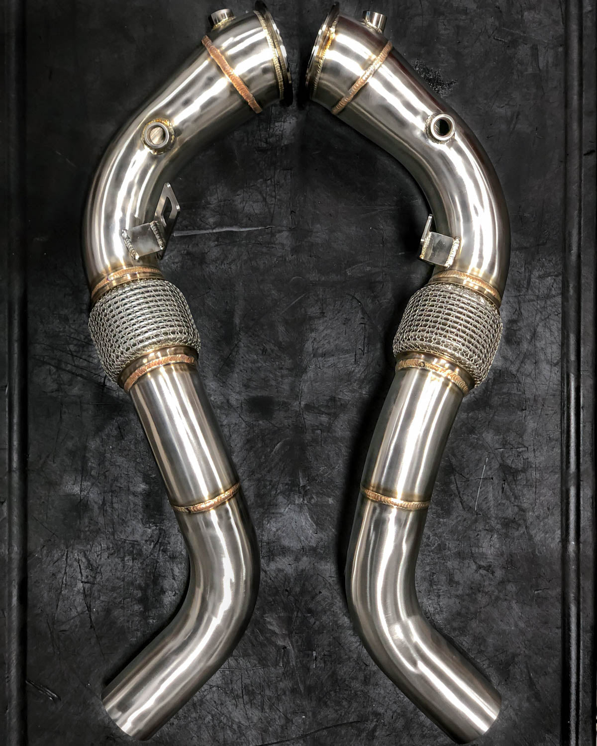 RK Autowerks F85 F86 X5M X6M CATLESS DOWNPIPES