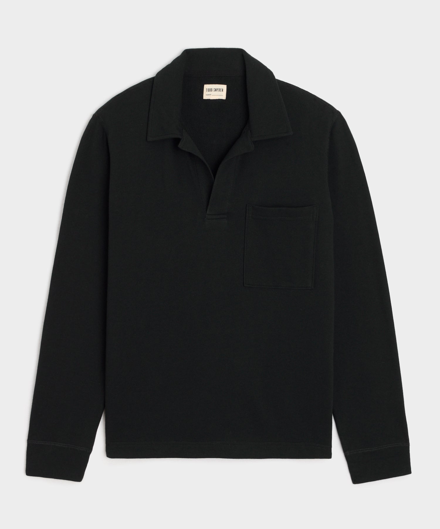 TODD SNYDER Relaxed Lightweight Terry Cloth Montauk Polo