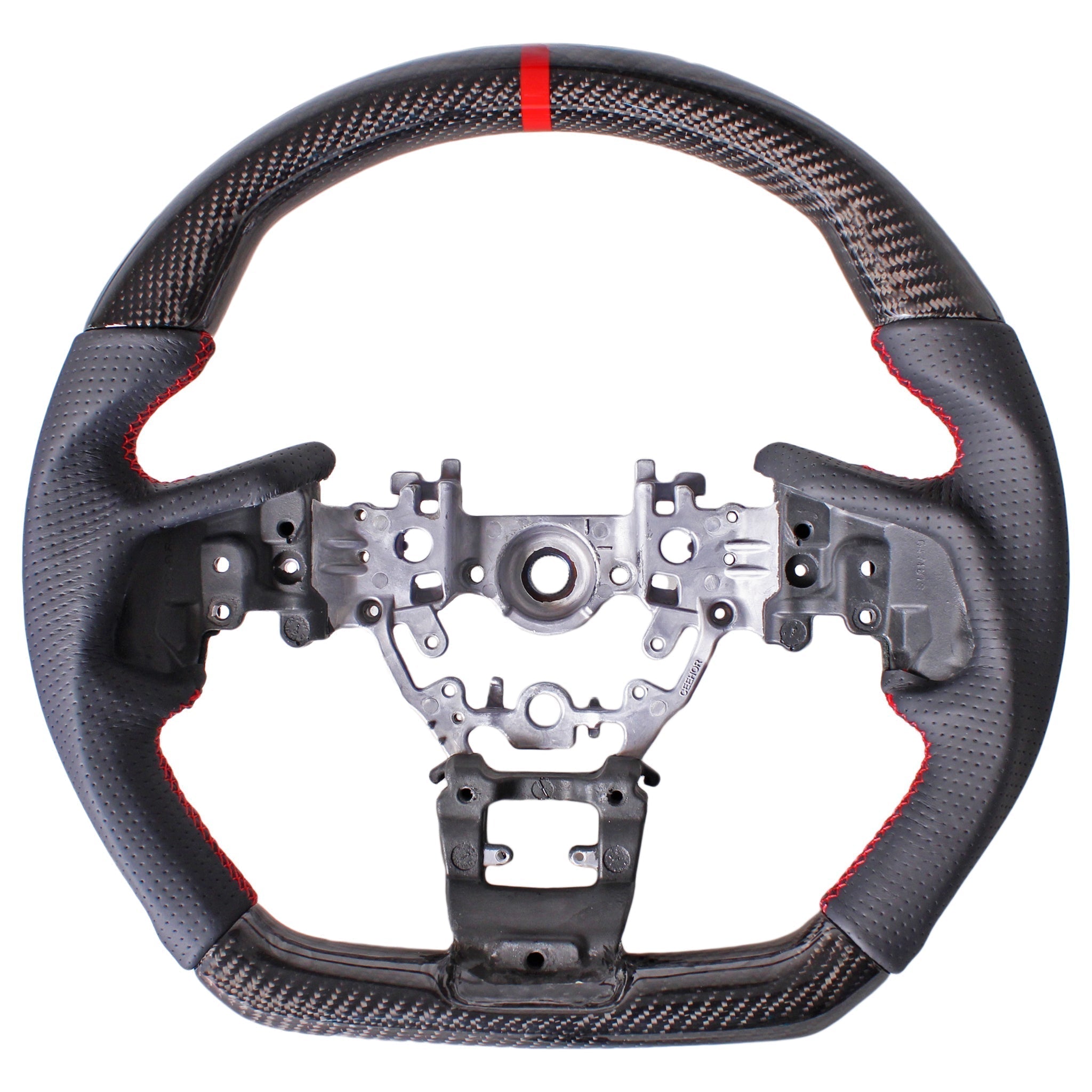 NOBLE PERFORMANCE Noble Carbon 1L Racer Steering Wheel (Carbon Fiber / Leather) Subaru WRX 2022 2025