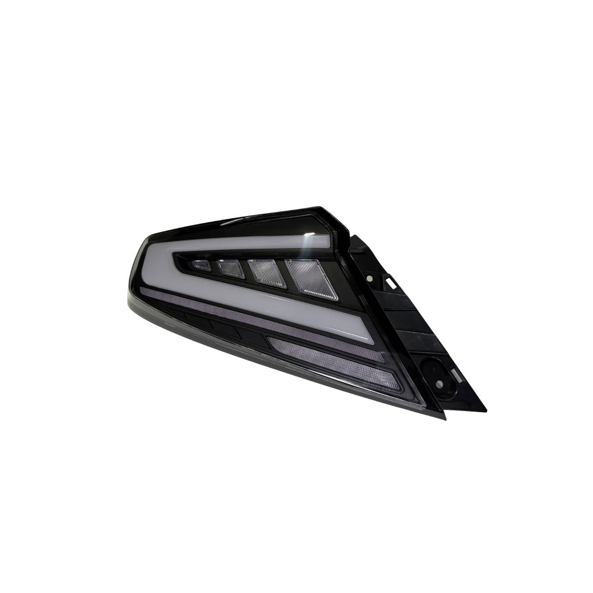 NOBLE PERFORMANCE Noble S4 Style Tail Lights (Clear Lens, White Bar)   2022 2025 WRX