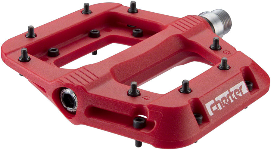 RaceFace Chester Pedals   Platform, Composite, 9/16", Red
