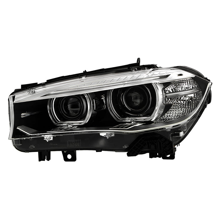 SPYDER AUTO BMW X5 2014   2018    Driver Side Black Factory Style Projector Headlight